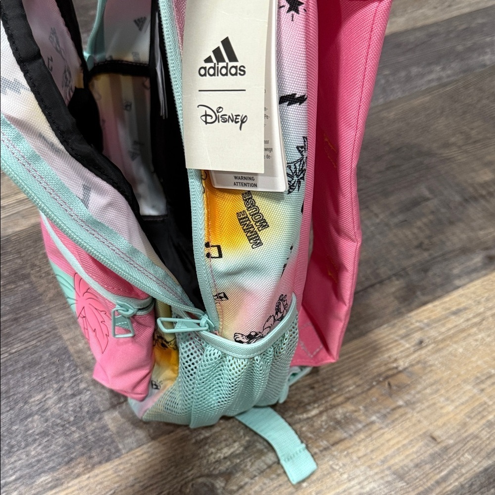 Disney adidas Kids Backpack - Pink and Aqua - Picture 7 of 7